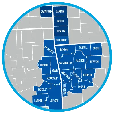 Service Area Map